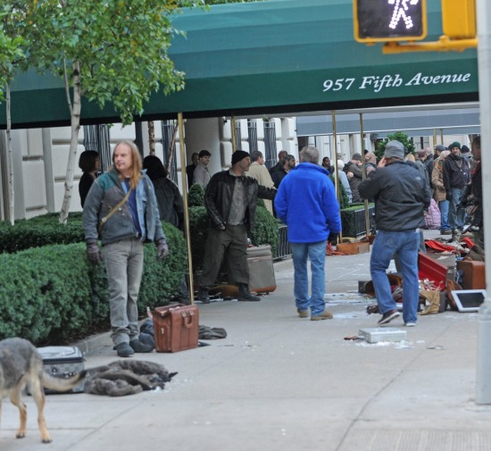 Dark Knight NYC on location