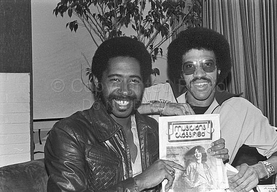 LIONEL RICHIE & WILLIAM KING COMMORDORES BRILL BUILDING  SEPT 3 1976